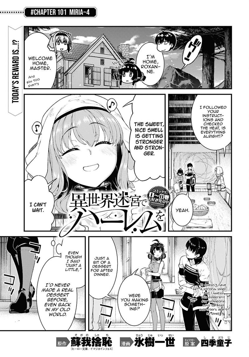 A Harem in the Fantasy World Dungeon, Chapter 101 image 01